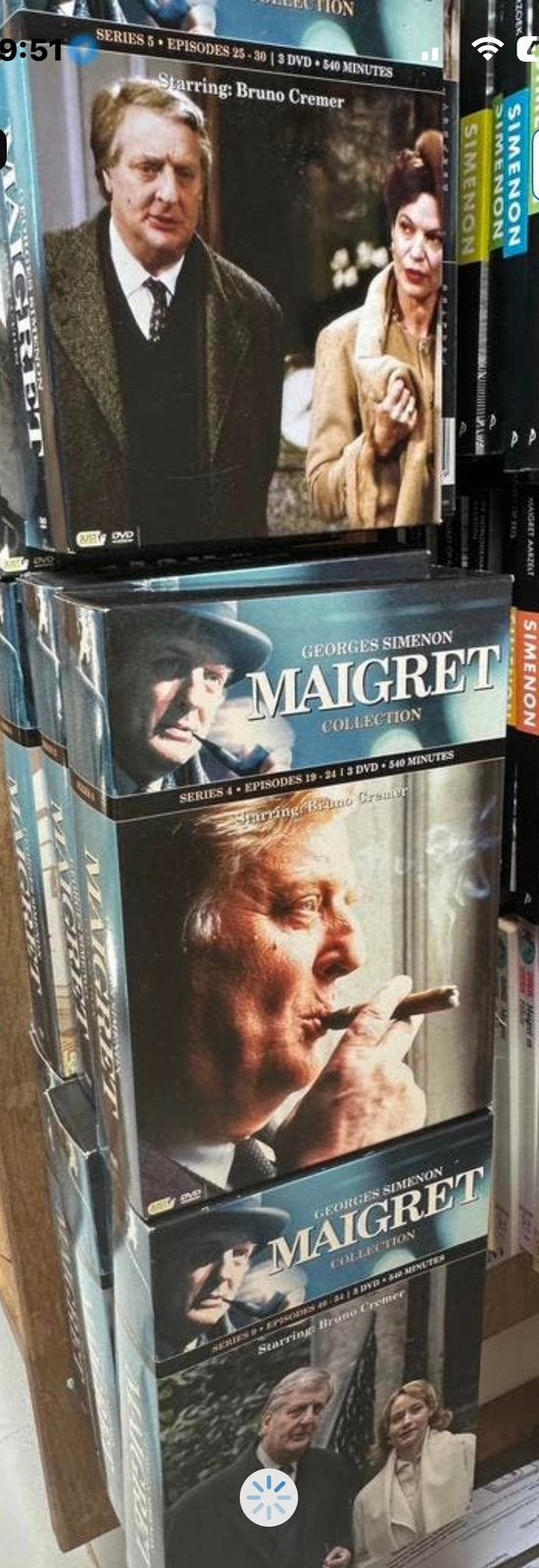 Maigret DVD’s, Ophalen of Verzenden, Zo goed als nieuw