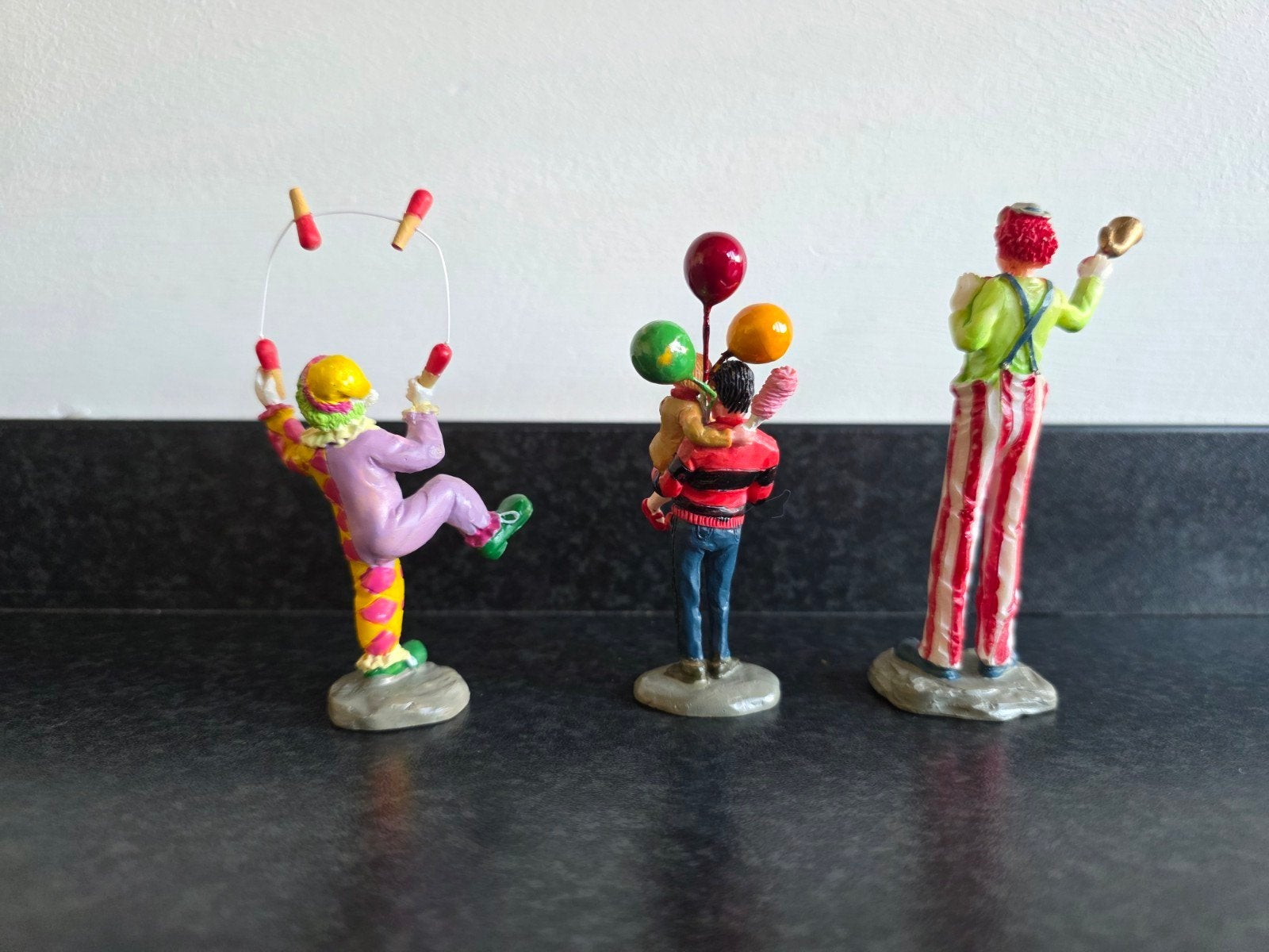 3 Lemax Retired Carnival figuren voor in een Kerstdorp, Diversen, Ophalen, Gebruikt