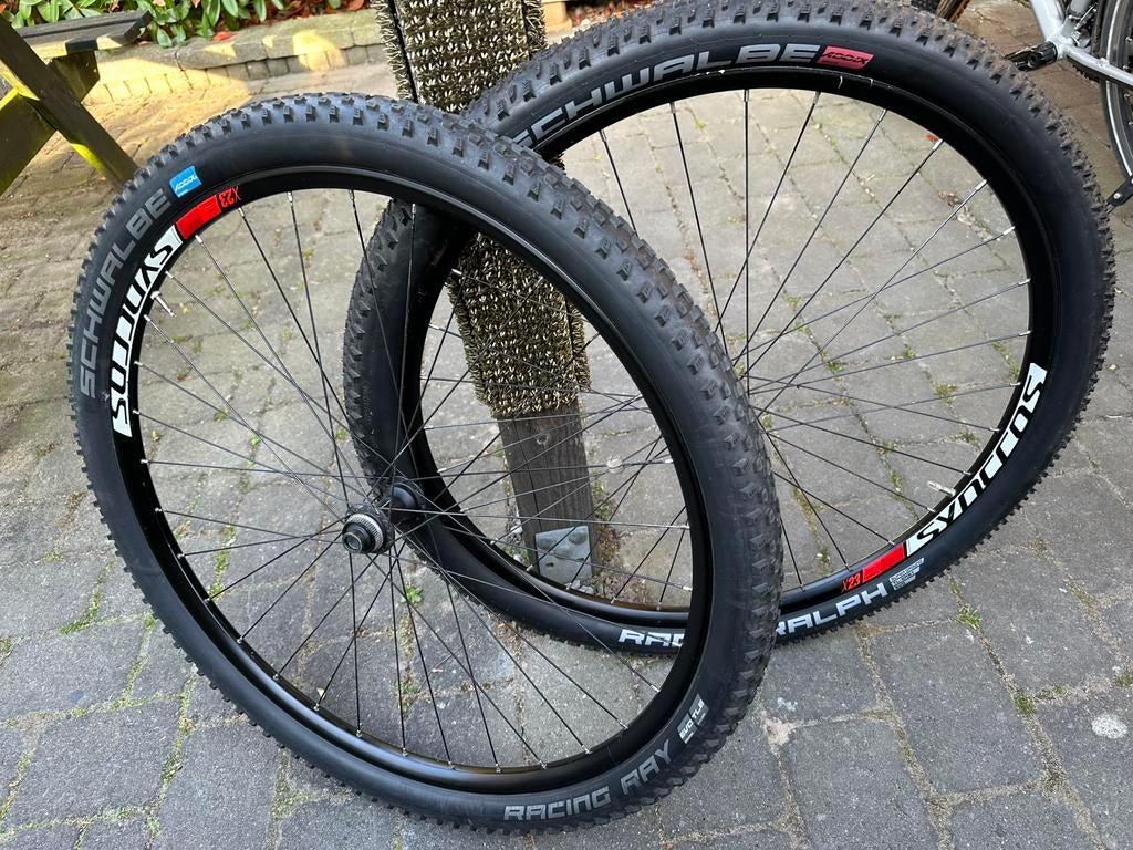 MTB wielset 29” Syncros incl Schwalbe bandenset, Fietsen en Brommers, Fietsonderdelen, Ophalen, Gebruikt, Mountainbike, Wiel
