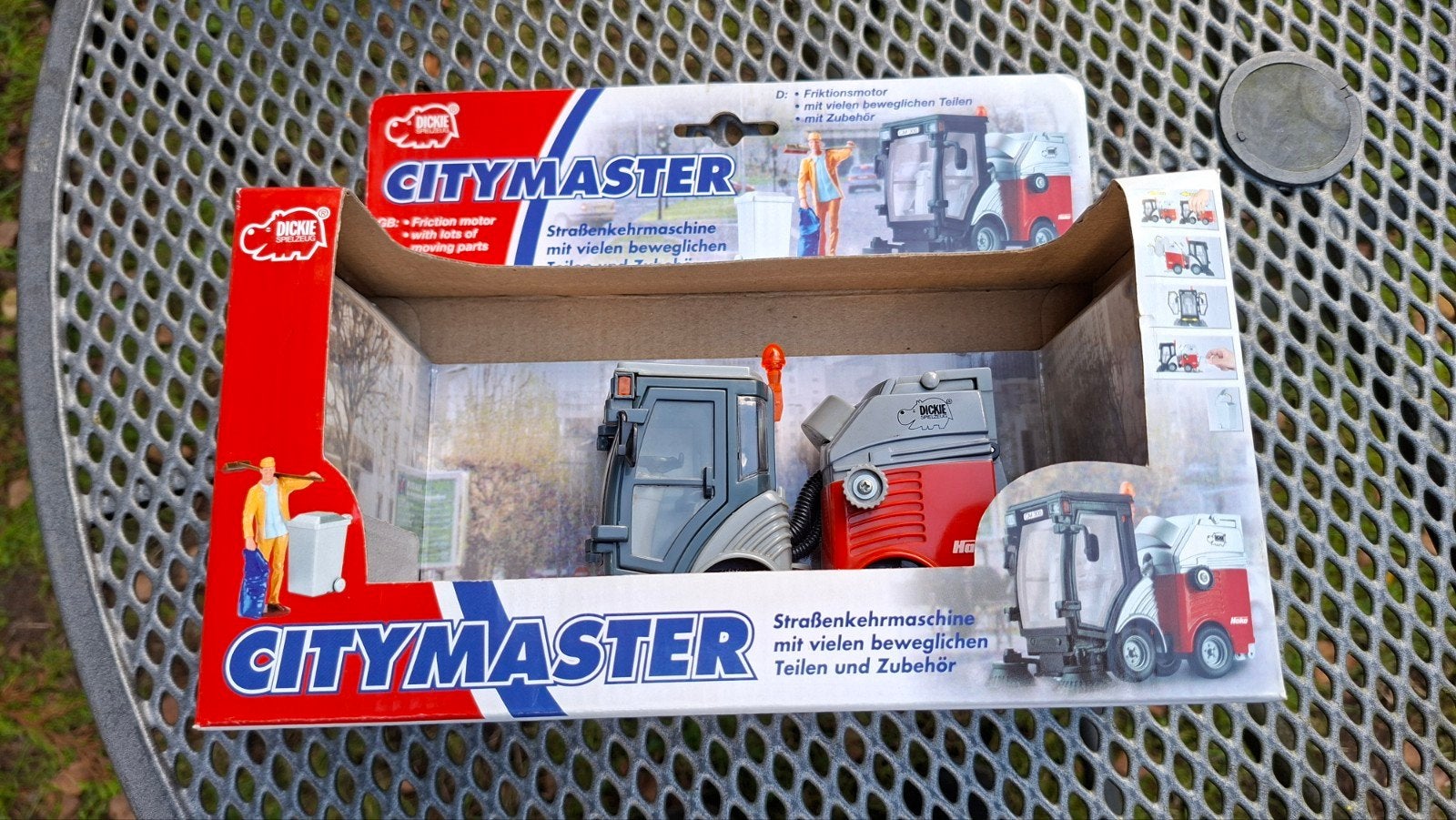 Dickie Toys Citymaster Straatveegmachine Speelgoed, Ophalen of Verzenden, Nieuw