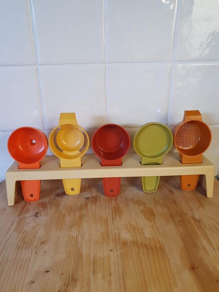 Complete set vintage Tupperware keukenhulpjes, Huis en Inrichting, Keuken | Tupperware, Ophalen of Verzenden, Overige typen