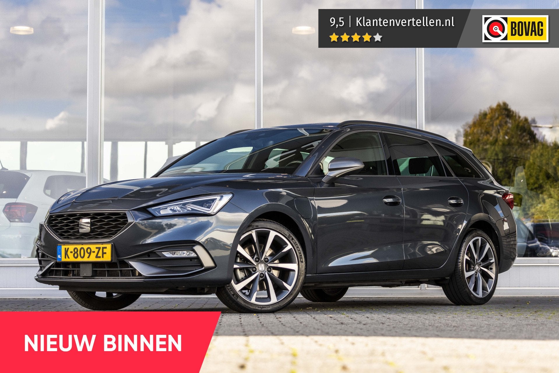 SEAT Leon Sportstourer 1.4 TSI eHybrid PHEV FR | SOH 97% | T, Auto's, 12 maanden, Stof, Gebruikt, 4 cilinders