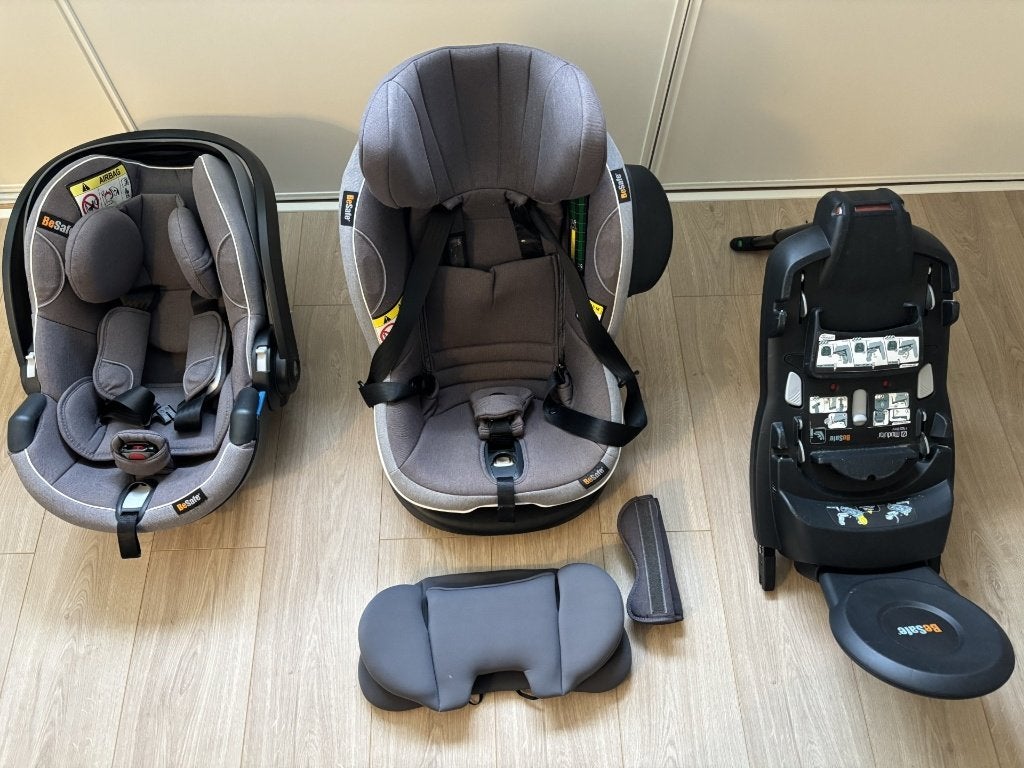Besafe iZi Modular i-Size autostoelen plus base, Verstelbare rugleuning, Zo goed als nieuw, Isofix, 0 t/m 13 kg