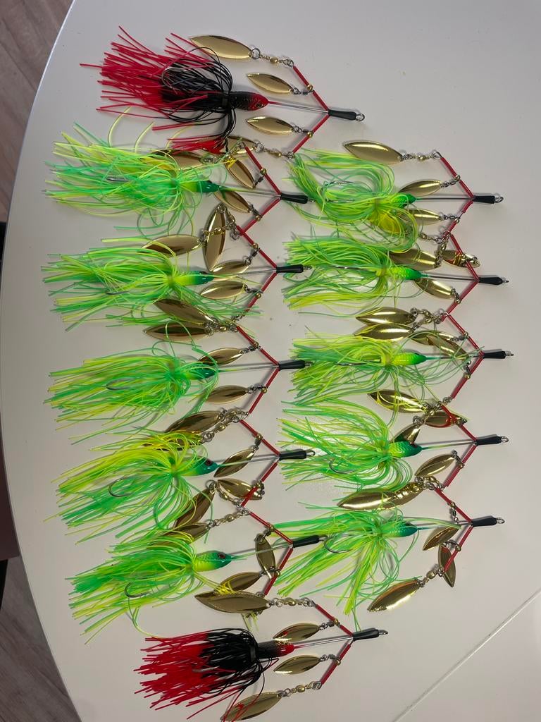 Nieuw Kunstaas Set - 12 Stuks Spinners voor Vissen, Ophalen of Verzenden, Nieuw, Kunstaas