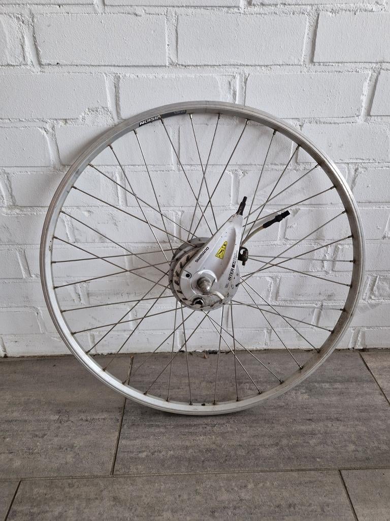Gazelle innergy Wiel met rollerbrake 28 inch 5 pins, Gebruikt, Yndustrywei 2, Fietsenhandel Joure, Aluminium