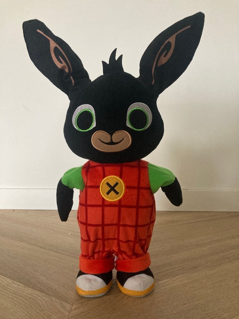 Dansende Bing knuffel, Overige karakters, Konijn, Ophalen of Verzenden, Zo goed als nieuw
