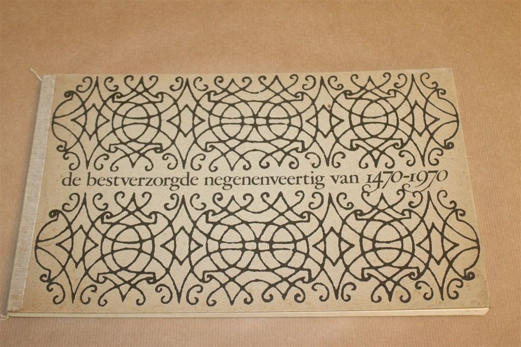 Bestverzorgde Negenenveertig — Boekkunst 1470-1970, Ophalen of Verzenden, Gelezen