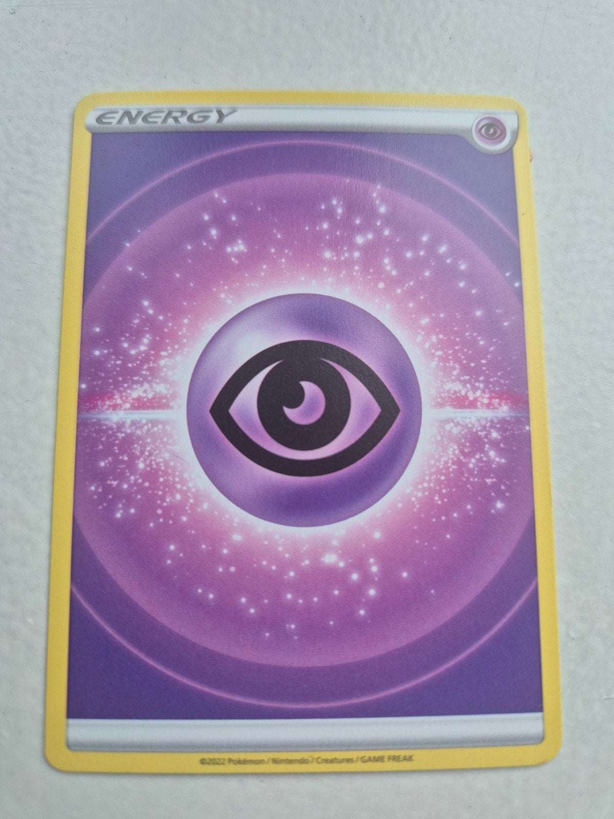 Psychic Energy (Texture Full Art) - Crown Zenith 156/159, Ophalen of Verzenden, Zo goed als nieuw, Losse kaart, Foil