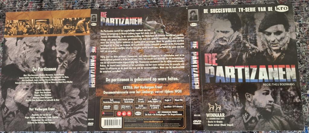 De Partizanen - Succesvolle KRO TV-serie WOII (3 DVD's), Gebruikt, Boxset, Drama, Ophalen of Verzenden