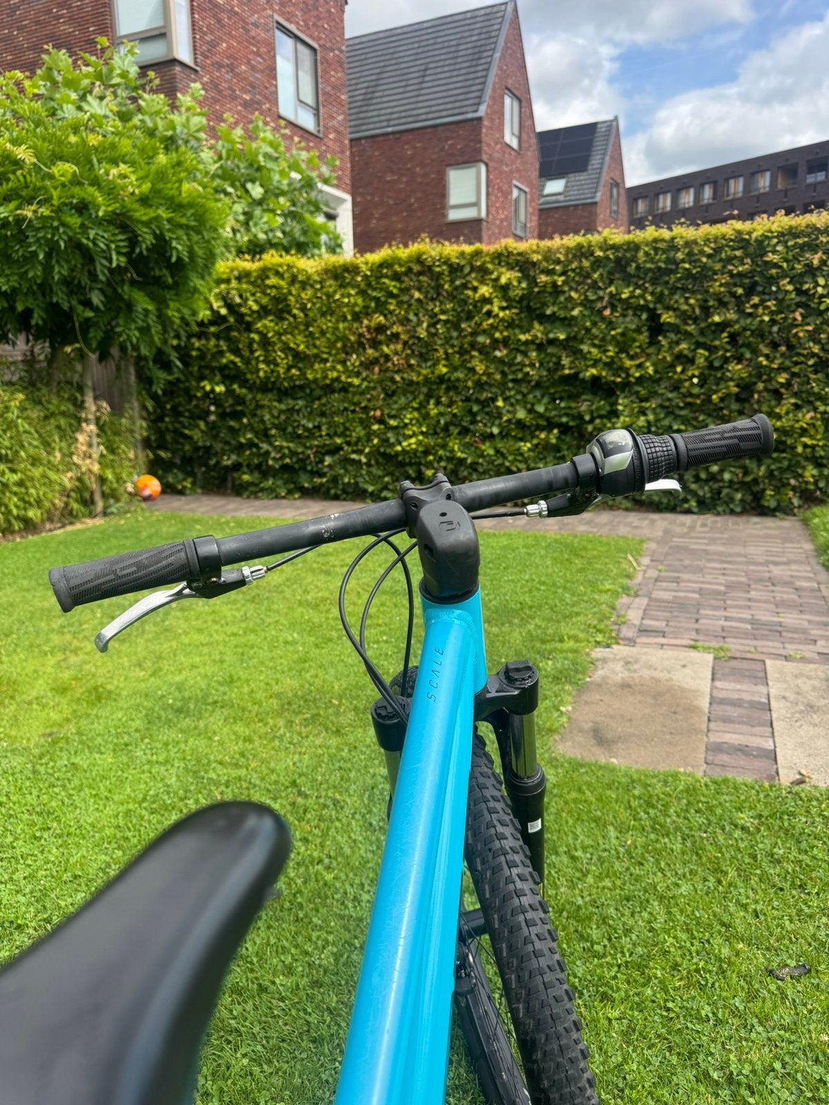 Blauwe Scott fiets, Fietsen en Brommers, Fietsen | Crossfietsen en BMX, Ophalen, 20 tot 24 inch, Aluminium, Zo goed als nieuw