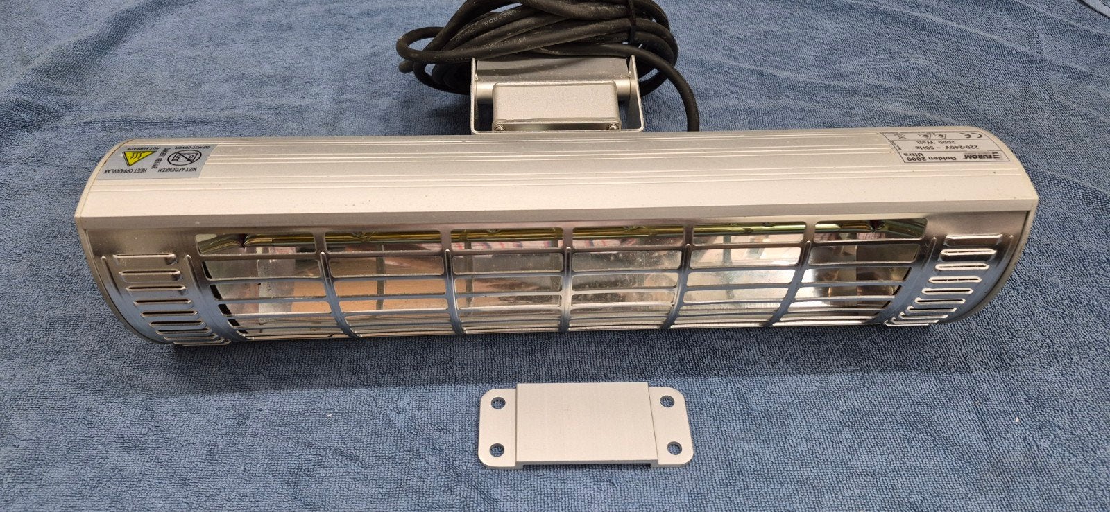 Terrasverwarmer Infrarood 2000W - Zo goed als nieuw, Minder dan 30 cm, Overige typen, Ophalen of Verzenden, Zo goed als nieuw
