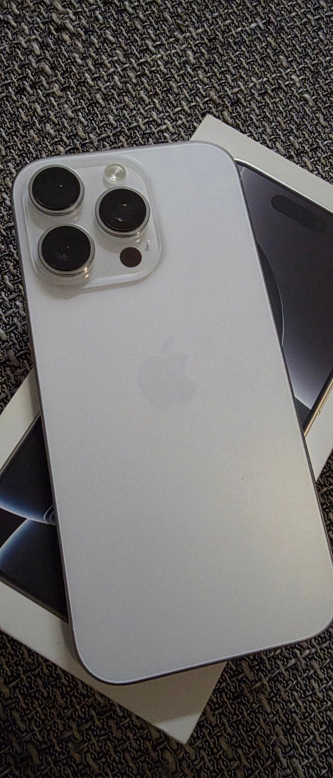 IPhone 16 Pro 5G 256GB als nieuw Vaste prijs, Telecommunicatie, Mobiele telefoons | Apple iPhone, 256 GB, 89 %, Wit, IPhone 16 Pro Max