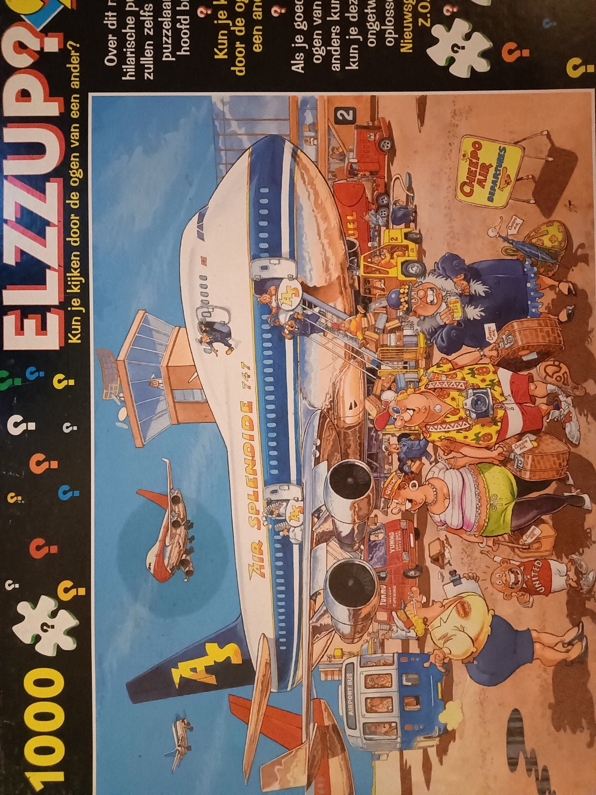 WaSgij? Mystery Puzzel 1000 stukjes - ELZZUP?, Ophalen, 500 t/m 1500 stukjes, Zo goed als nieuw