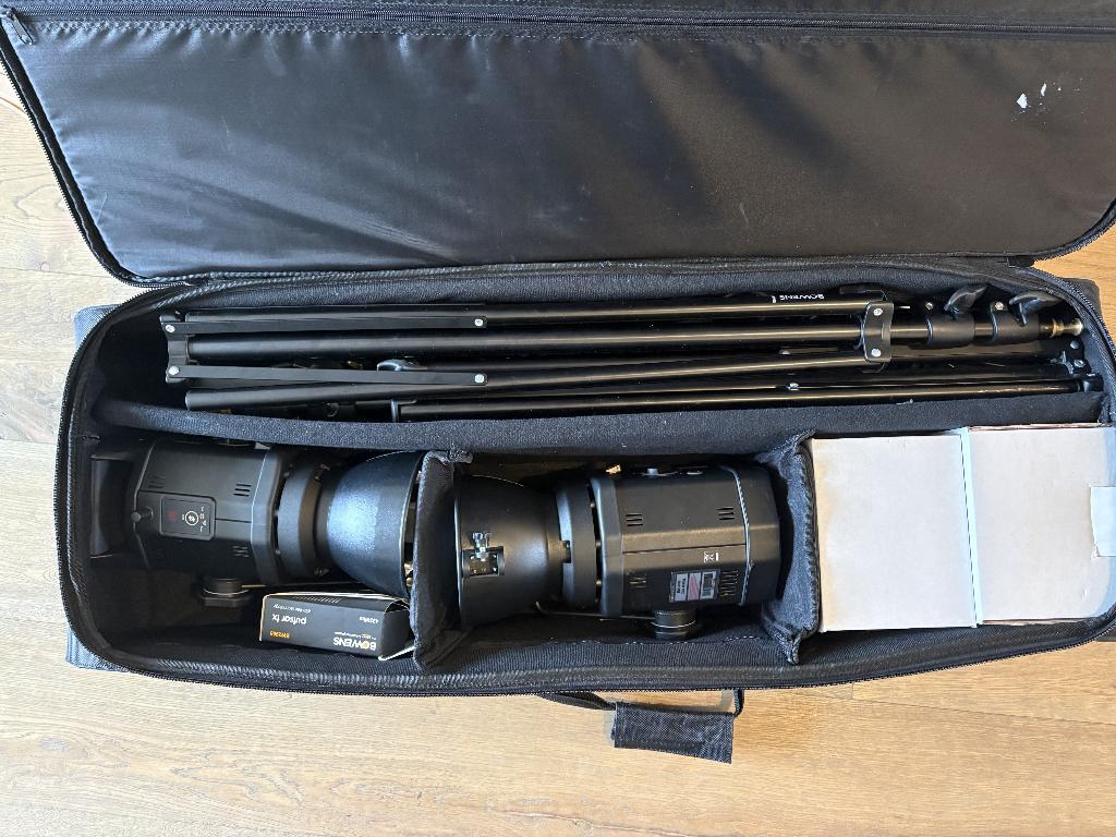 Bowens Gemini 400/400Rx flits/ licht set, Audio, Tv en Foto, Fotografie | Fotostudio en Toebehoren, Zo goed als nieuw, Lamp of Flitsset