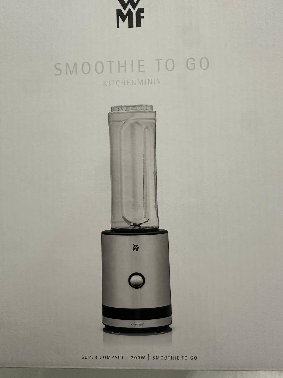 WMF KITCHENMINIS Smoothie To Go - Compacte Blender, Minder dan 1 liter, Ophalen, Nieuw, 1 snelheid