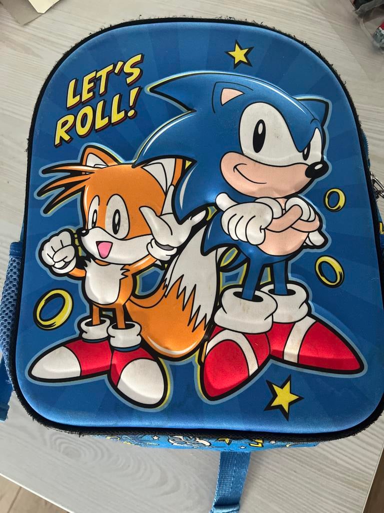Sonic the Hedgehog rugzak voor kinderen, Sieraden, Tassen en Uiterlijk, Tassen | Rugtassen, Gebruikt, Disney of Dora, Minder dan 25 cm