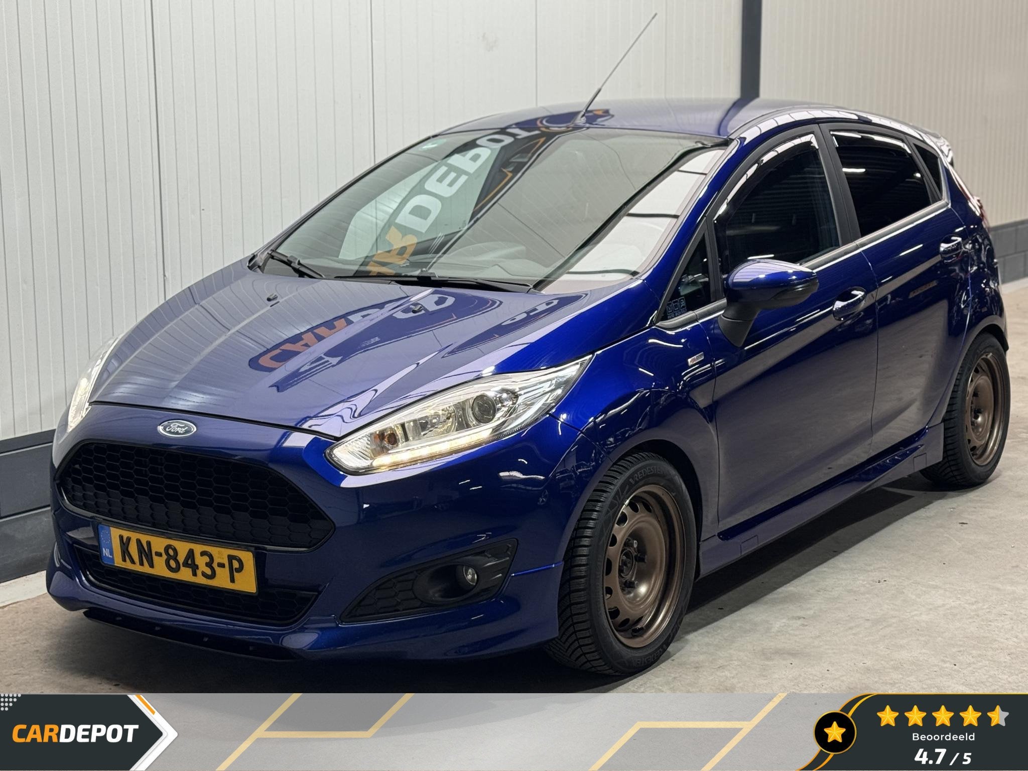 Ford Fiesta 1.0 EcoBoost ST Line, Auto's, Ford, Voorwielaandrijving, Euro 6, Blauw, 23 km/l