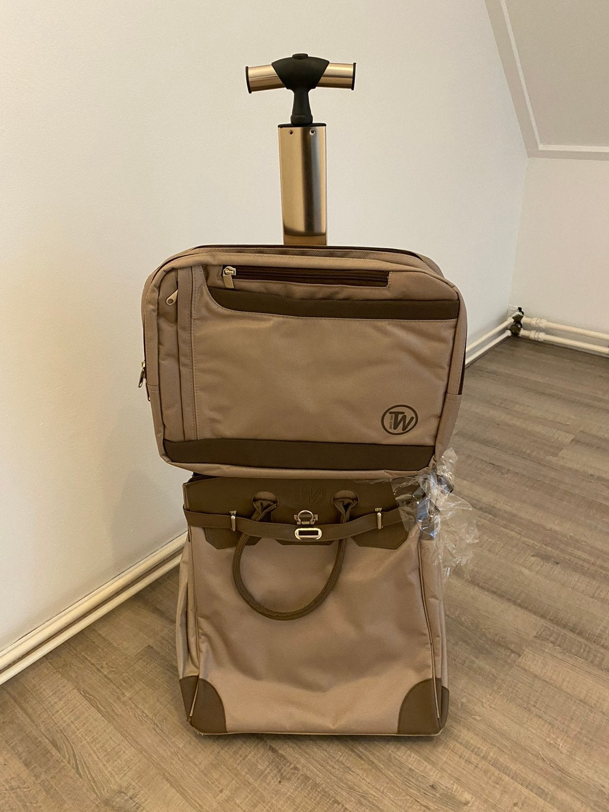 Trolley tas met laptoptas, Ophalen of Verzenden, Zo goed als nieuw, 30 cm of meer, Minder dan 35 cm