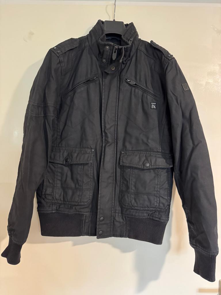 CHASIN’ heren jas zwart – maat M – stoere casual winterjas, Chasin, Maat 48/50 (M), Zwart, Ophalen of Verzenden