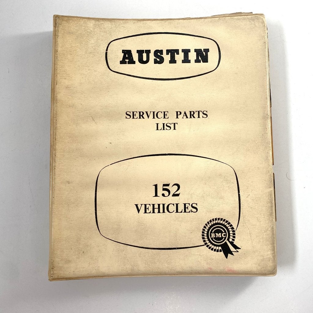 Austin 152 vehicles service parts list 1957, Verzenden