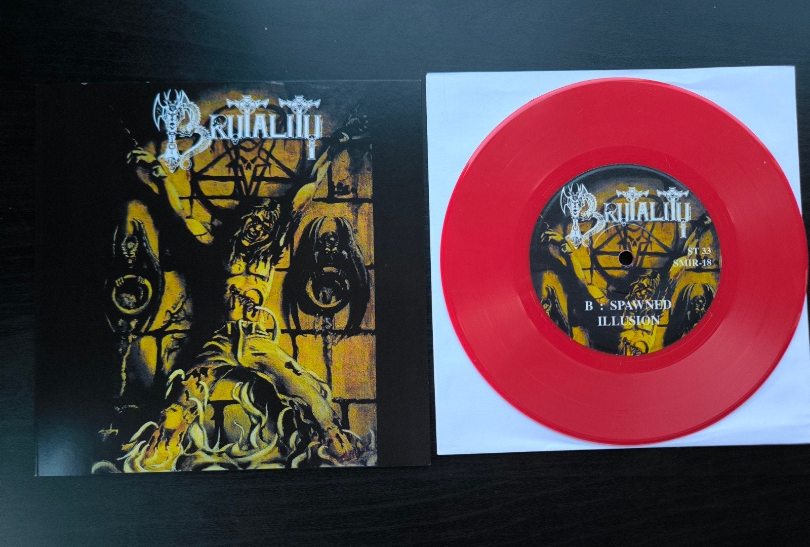 Brutality – Sadistic (limited 7 inch) Death Metal, Cd's en Dvd's, Ophalen of Verzenden, Zo goed als nieuw