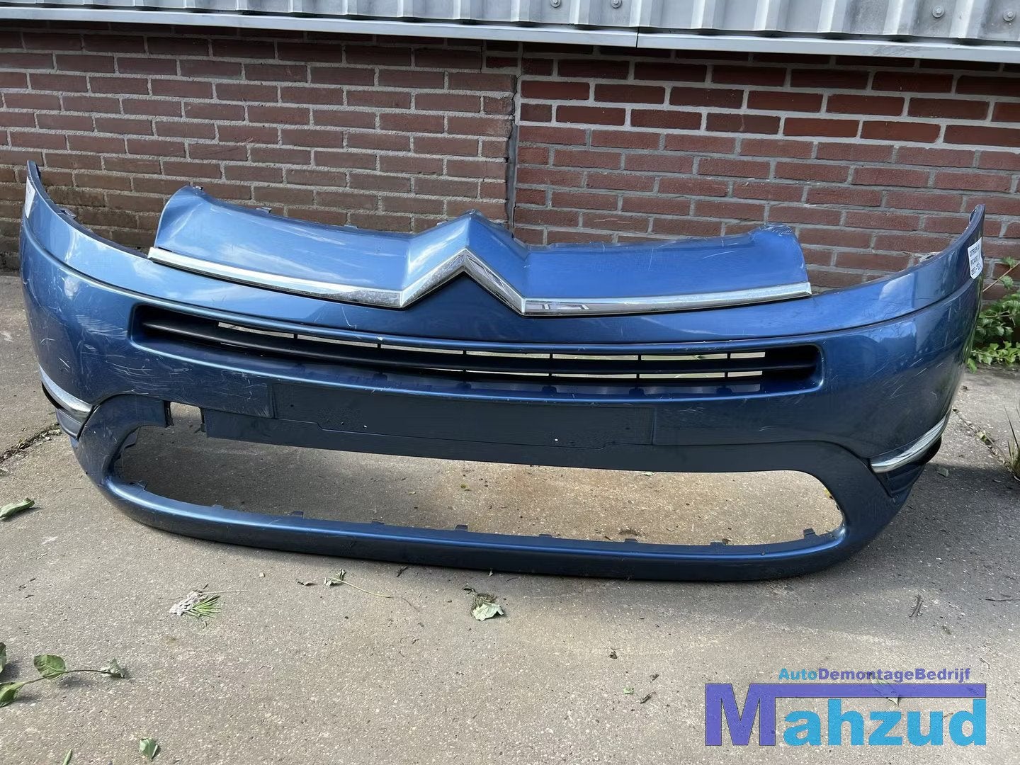 CITROEN C4 GRAND PICASSO 1 Blauw voorbumper 2006-2013, Gebruikt, Citroën, Ophalen of Verzenden, Bumper