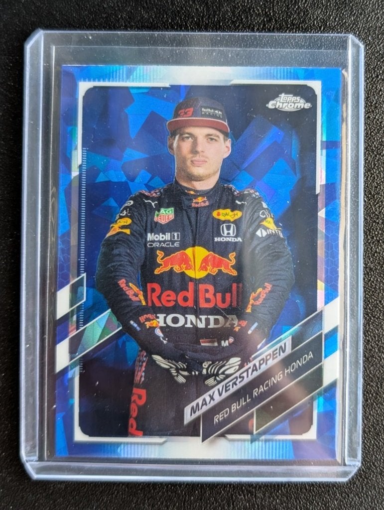 2021 Topps chrome max verstappen portait sapphire, Ophalen of Verzenden, Zo goed als nieuw, Formule 1