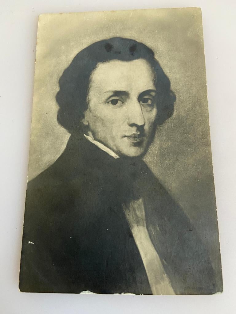 Oude Kaart Chopin, Verzamelen, Ophalen of Verzenden, 1940 tot 1960, Ongelopen