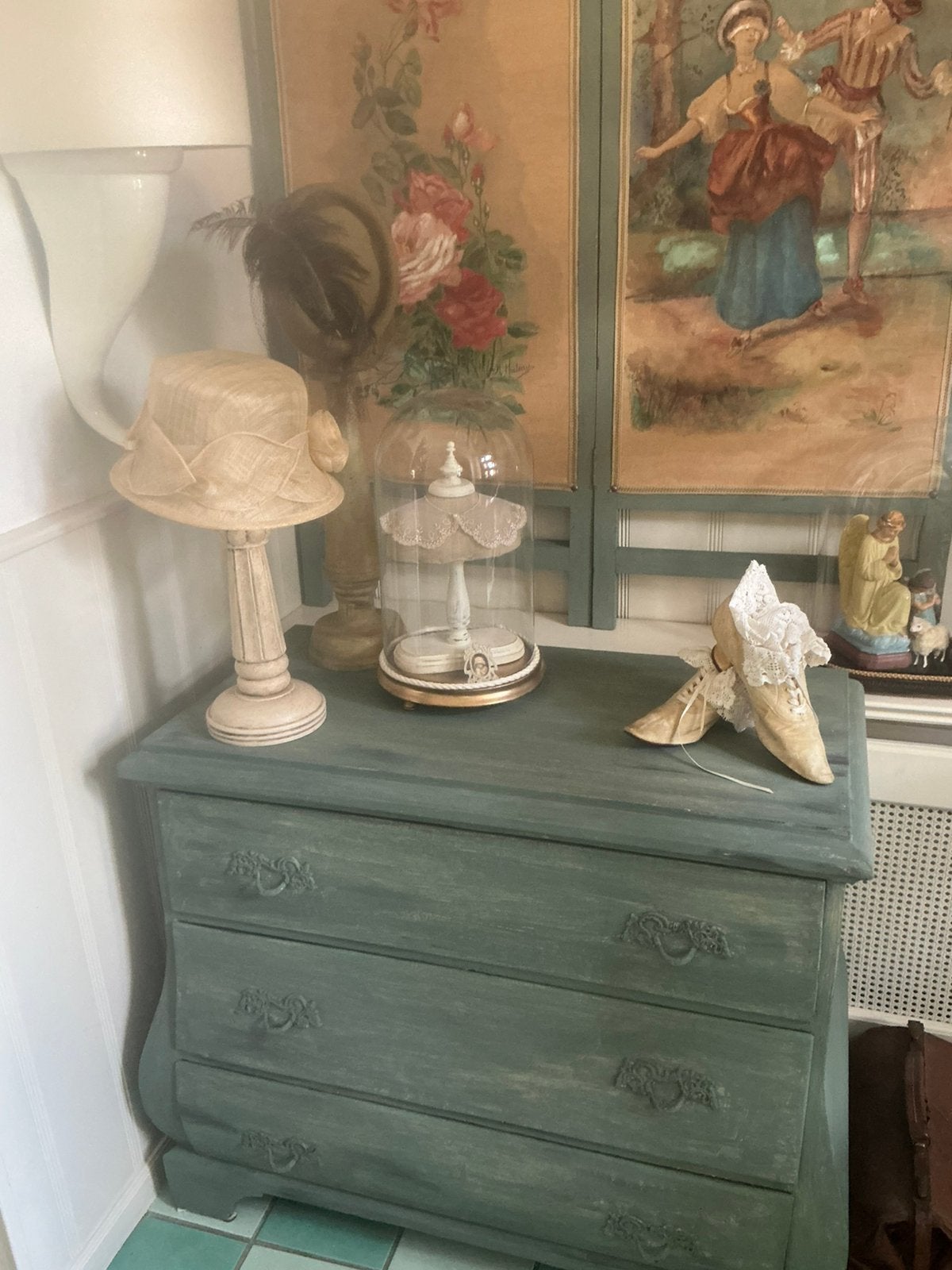 Antieke laden kast, Antiek en Kunst, Curiosa en Brocante, Ophalen