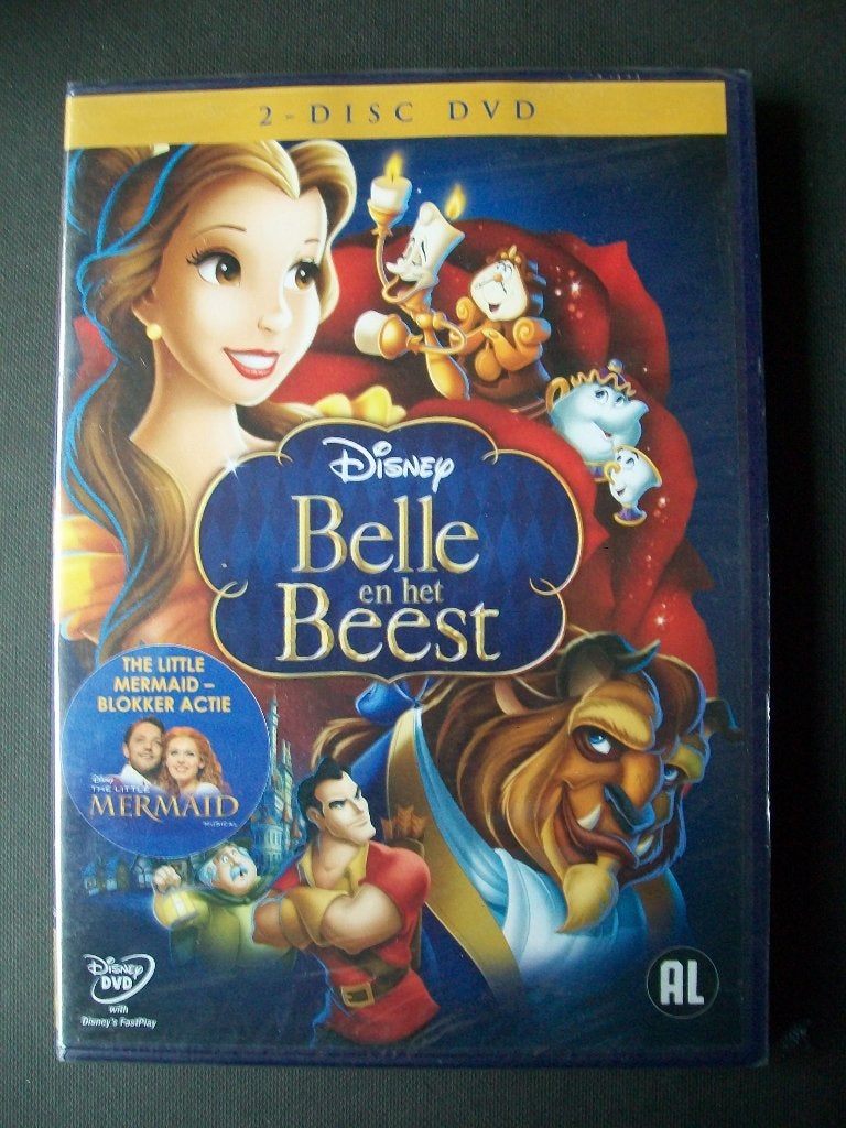 Disney Belle en het Beest gouden rugnummer 33 sealed 2-disc , Cd's en Dvd's, Dvd's | Tekenfilms en Animatie, Tekenfilm, Nederlands