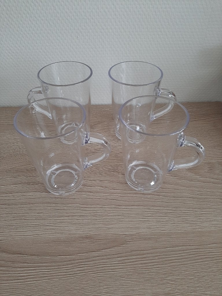 Onbreekbare theeglazen inhoud 310ml, Verzenden, Zo goed als nieuw
