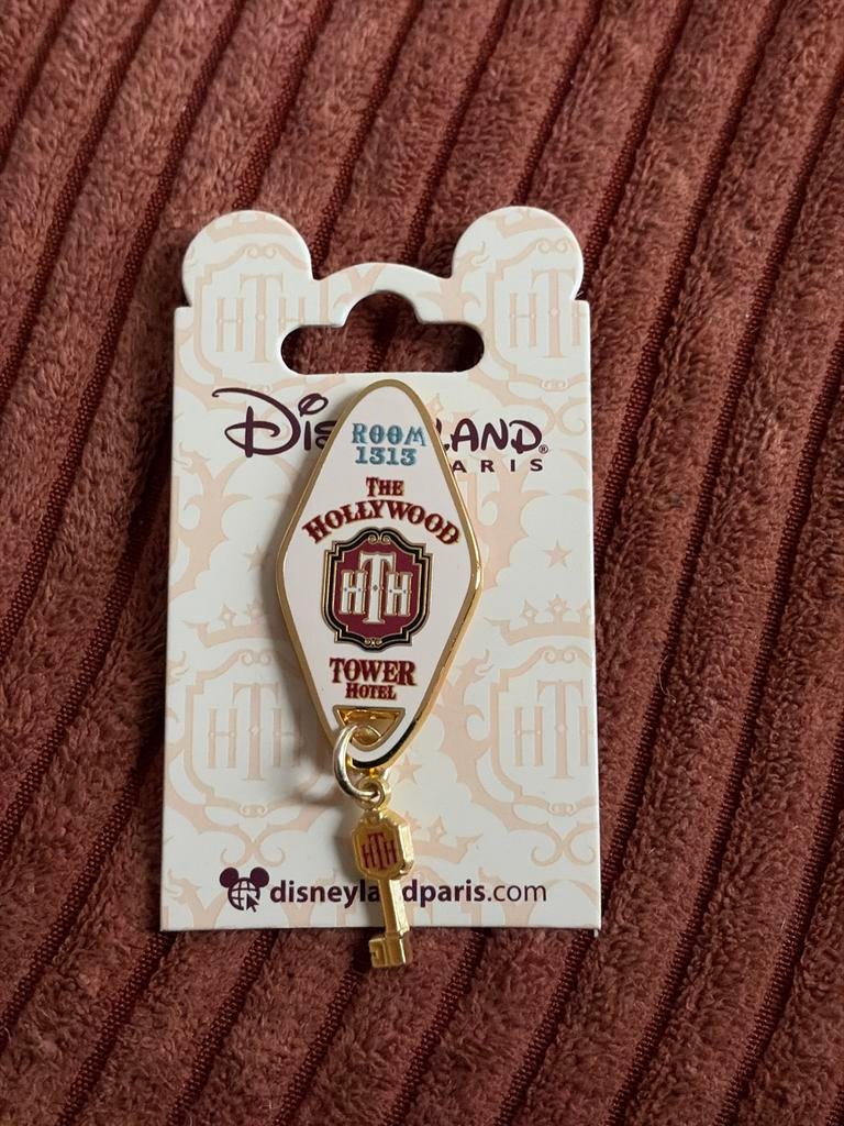 Disney Tower of Terror Pin Disneyland Parijs, Verzamelen, Disney, Ophalen of Verzenden, Overige figuren, Nieuw, Overige typen