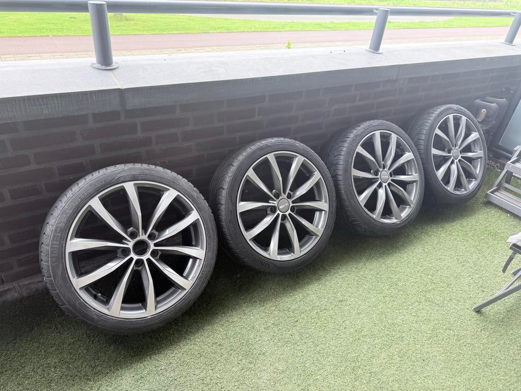 Mak lichtmetalen velgen 18 inch 5x112 VAG groep, Ophalen, Gebruikt
