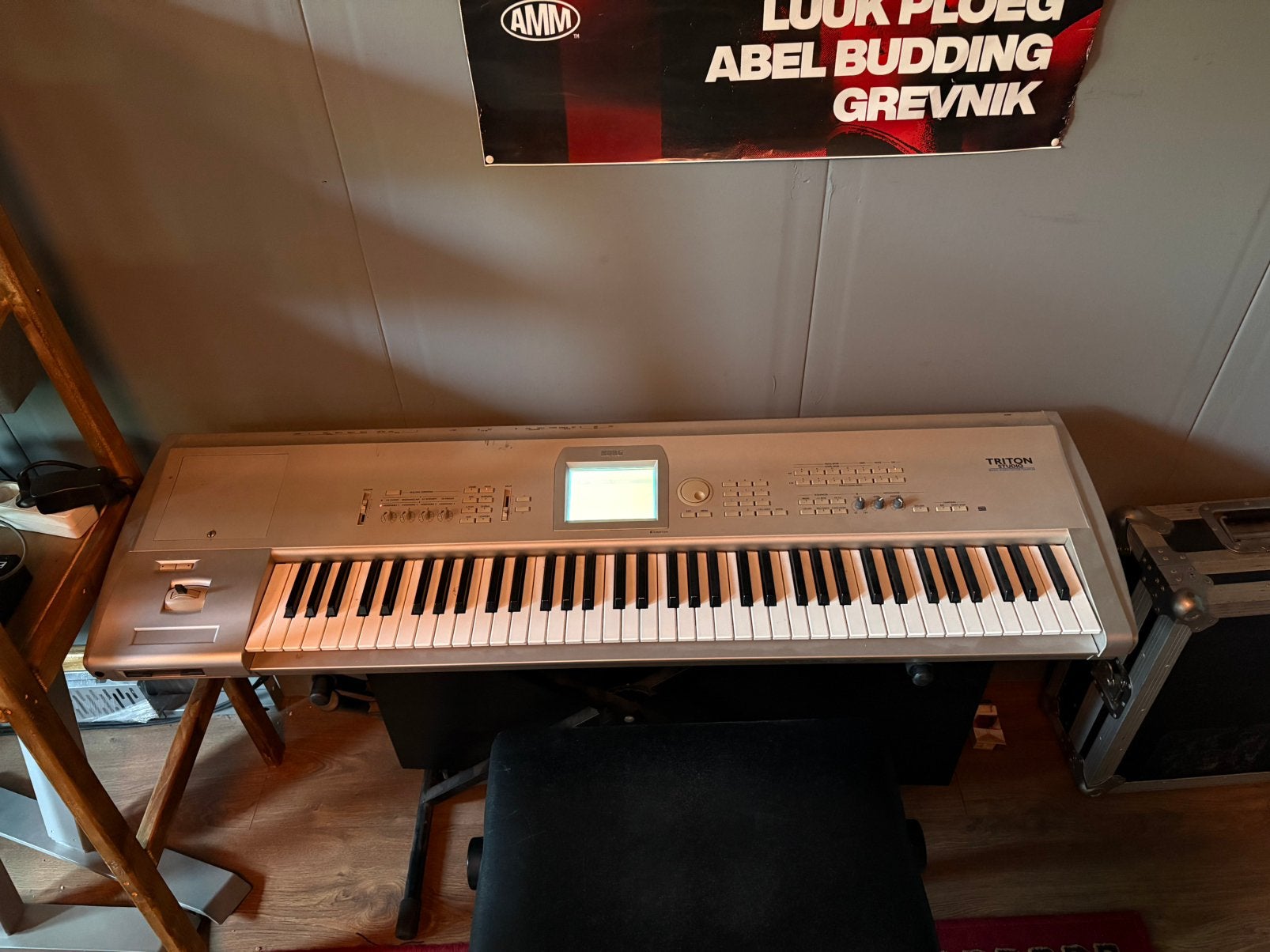 Korg Triton Studio 88 toetsen synthesizer workstation, Muziek en Instrumenten, Keyboards, Ophalen, Gebruikt, 88 toetsen, Korg