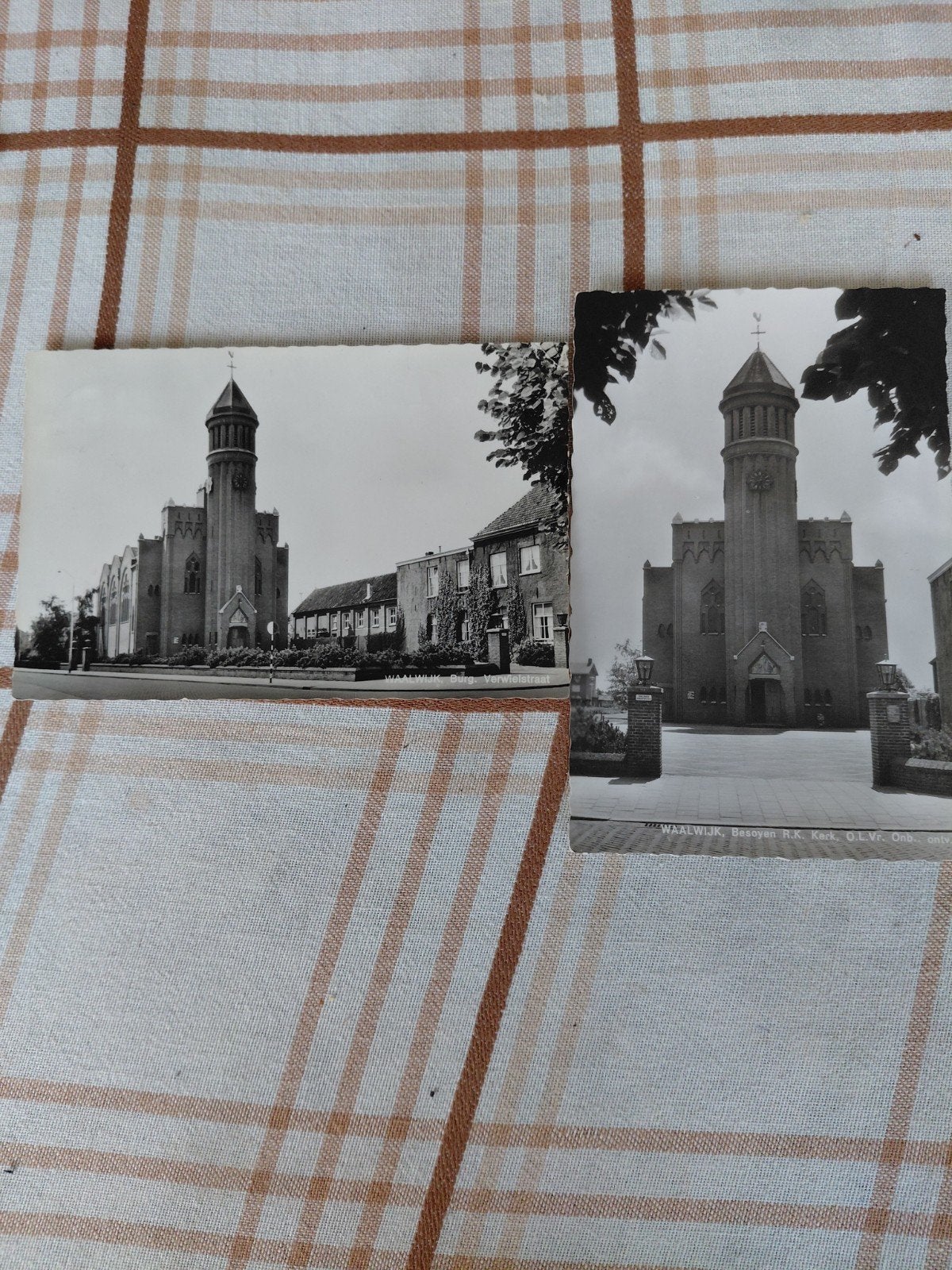 L21 Waalwijk r.k.kerk olv.onb.ontvangenis, Verzamelen, Ophalen of Verzenden, 1940 tot 1960, Noord-Brabant