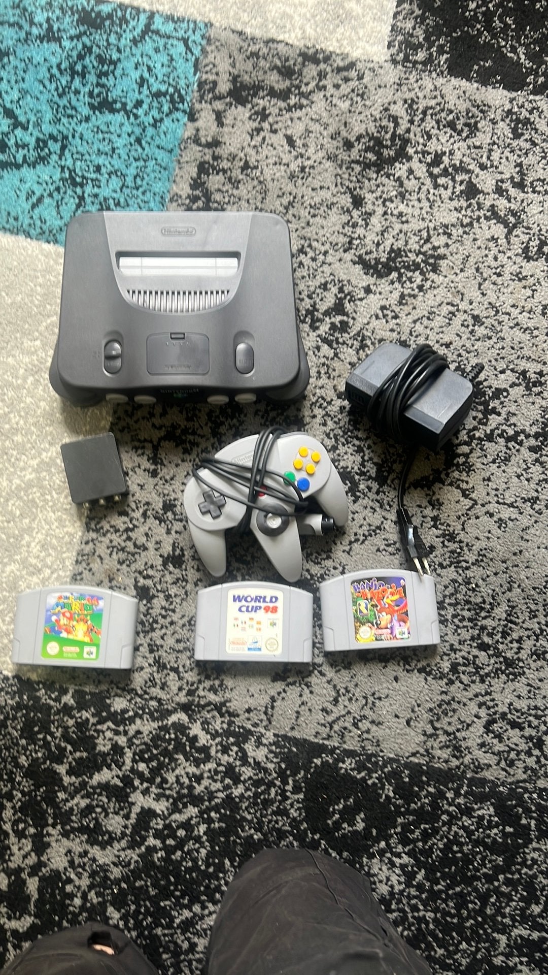 Nintendo 64 met 3 spellen, Ophalen of Verzenden, Zo goed als nieuw, Met 1 controller