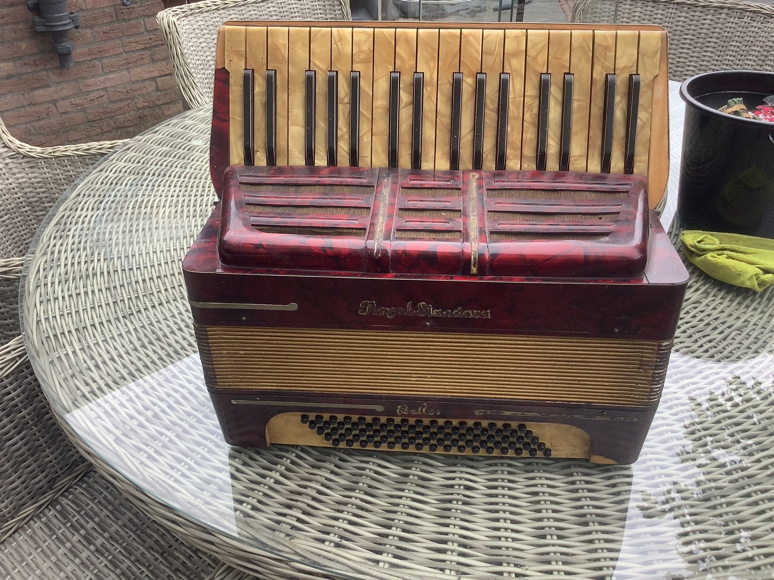 Oude accordeon, Muziek en Instrumenten, Accordeons, Ophalen of Verzenden, Zo goed als nieuw, Overige merken