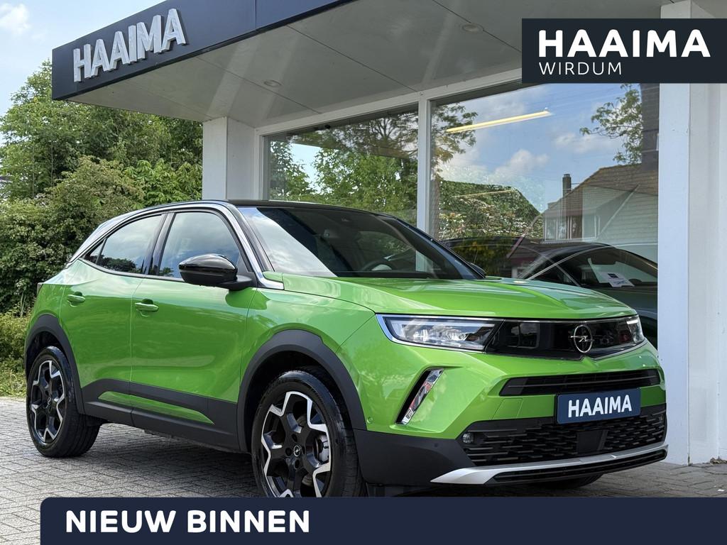 Opel Mokka-e Ultimate 50-kWh 11kw bl. | Navigatie | Stoel &, Auto's, Opel, 136 pk, Gebruikt, Zwart, Mokka-e