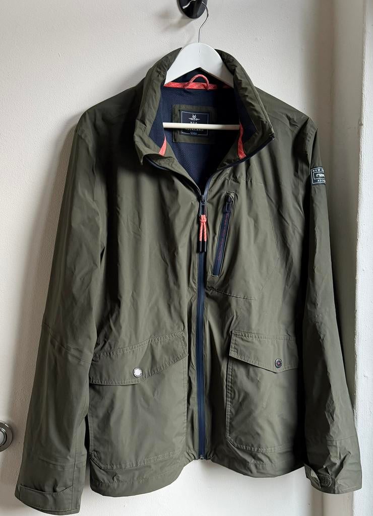 New Zealand Auckland wind/regenjack, legergroen, maat L, Ophalen, Zo goed als nieuw, Maat 48/50 (M), Groen