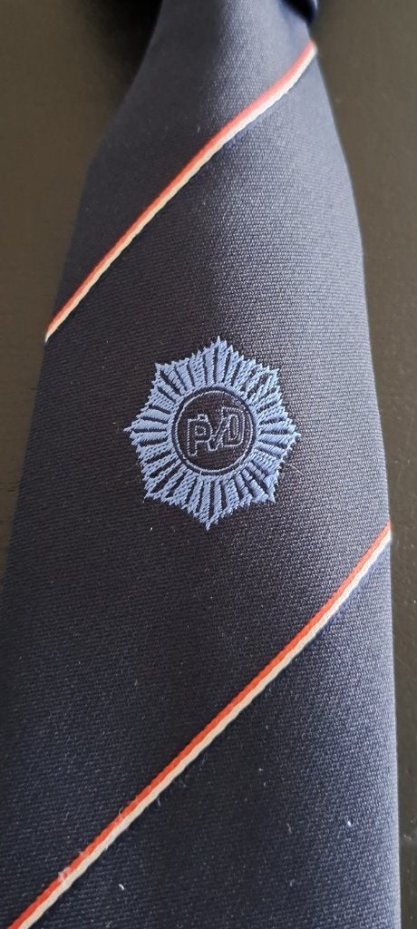 PVD stropdas Politie Verbindings Dienst Korps Rijkspolitie, Ophalen of Verzenden, Nieuw, Gebruiksvoorwerp