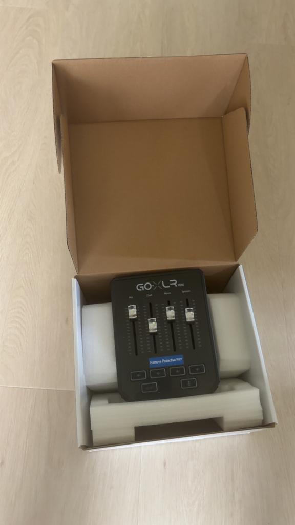 GoXLR Mini Audiomixer voor Streaming en Gaming, Ophalen of Verzenden, Gebruikt, Minder dan 5 kanalen, Microfooningang