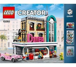 Lego Downtown Diner (10260), Lego, Nieuw, Ophalen of Verzenden, Compleet