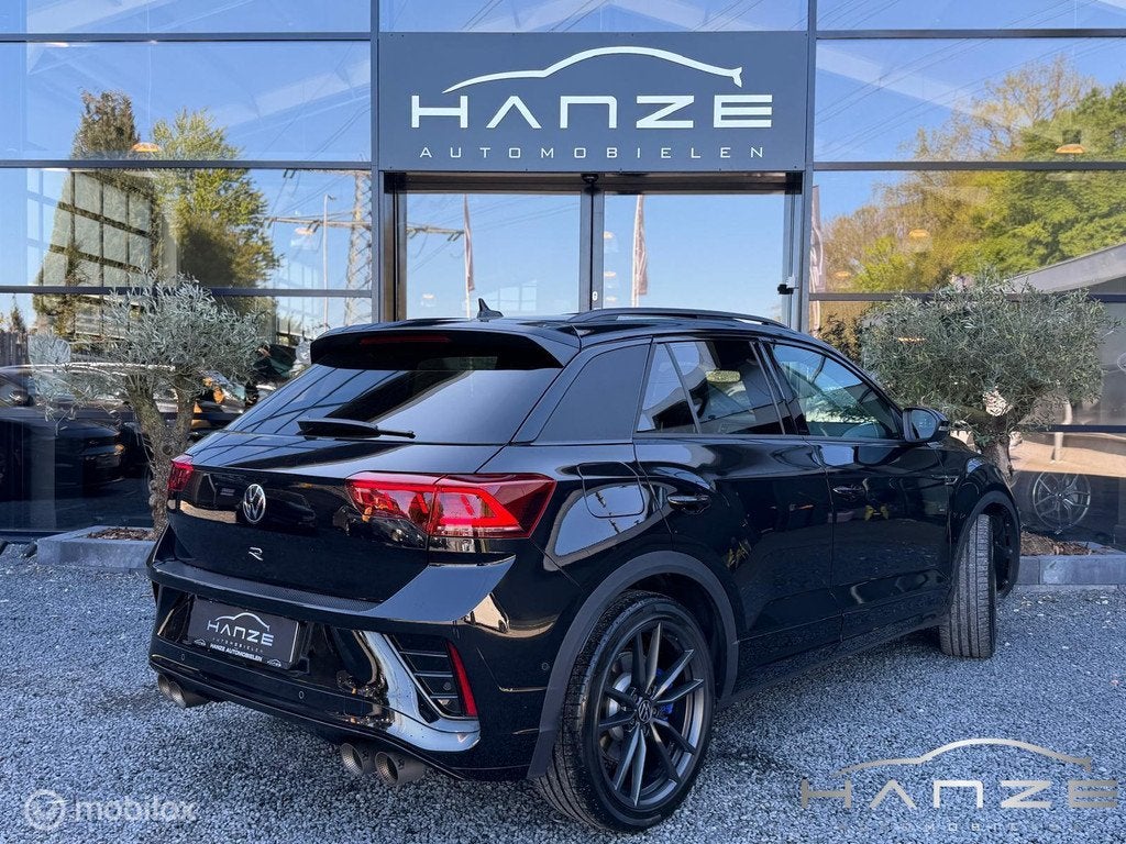 Volkswagen T-Roc R 4-Motion 2.0 TSI|Pano|Acc|Lane|Akra|IQ, Automaat, Gebruikt, Zwart, 4 cilinders