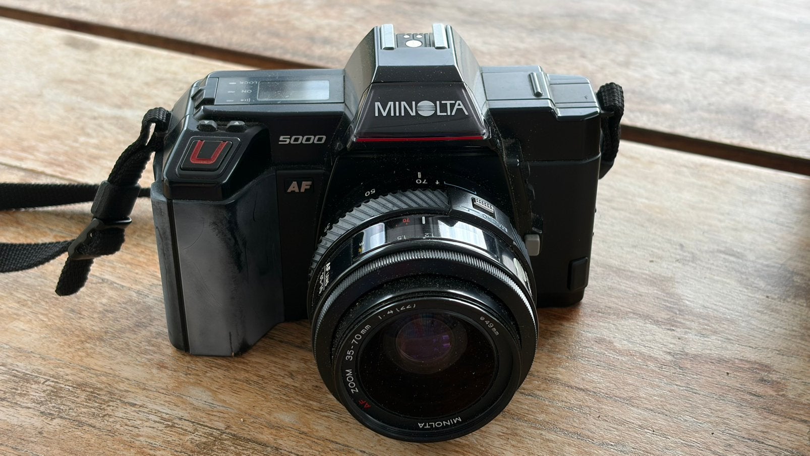 Minolta 5000 AF + Polaroid Image System, Ophalen of Verzenden, Zo goed als nieuw, Spiegelreflex, Minolta