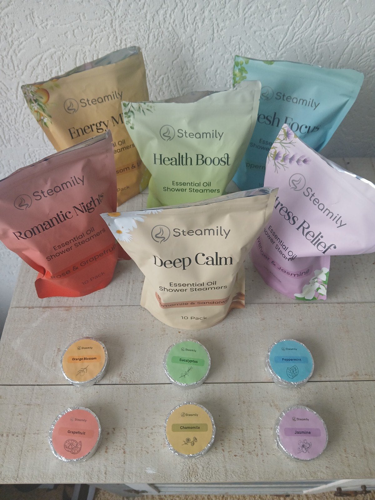 Steamily shower steamers, Verzenden, Nieuw, Bad & Douche