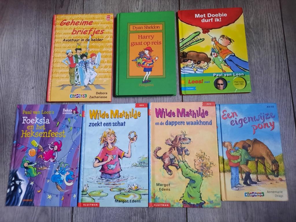 Boek briefjes/Harry/Doekie/Wilde Mathilde/Foeksie/Pony 7+ jr, Ophalen of Verzenden, Gelezen, Paul van Loon