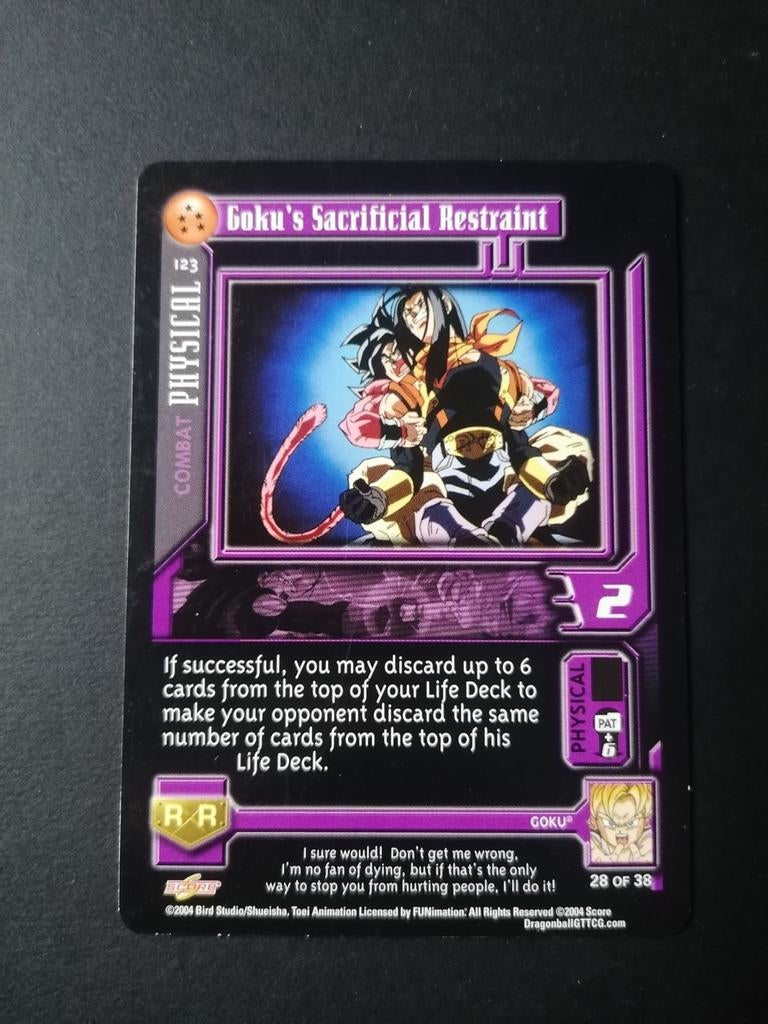 Goku's Sacrificial Restraint - Super Android 17 Saga 5* #123, Ophalen of Verzenden, Zo goed als nieuw