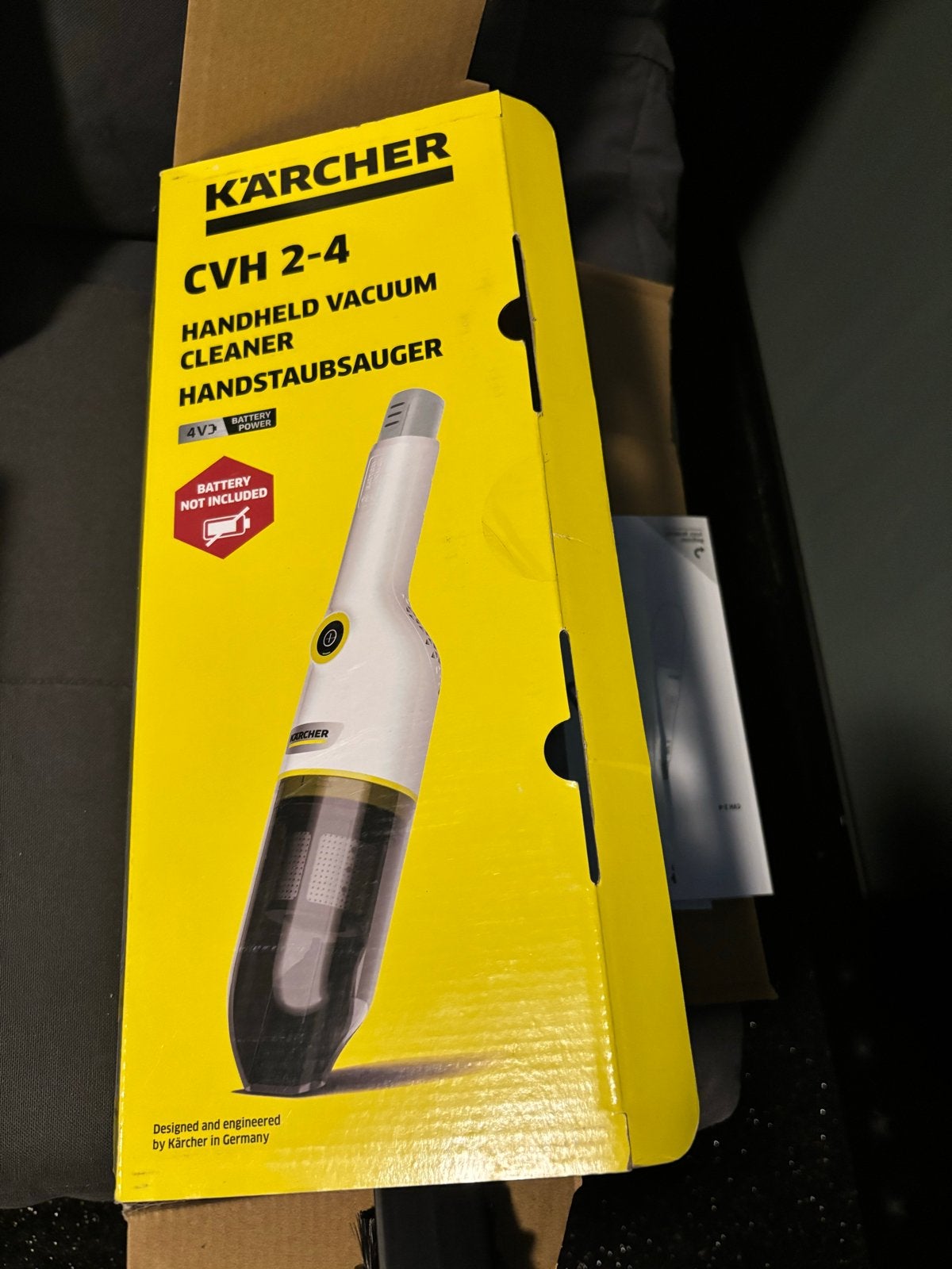 Kärcher CVH 2-4 Handheld Vacuum Cleaner - Nieuw in doos, Kärcher, Kruimeldief, Ophalen of Verzenden, Reservoir