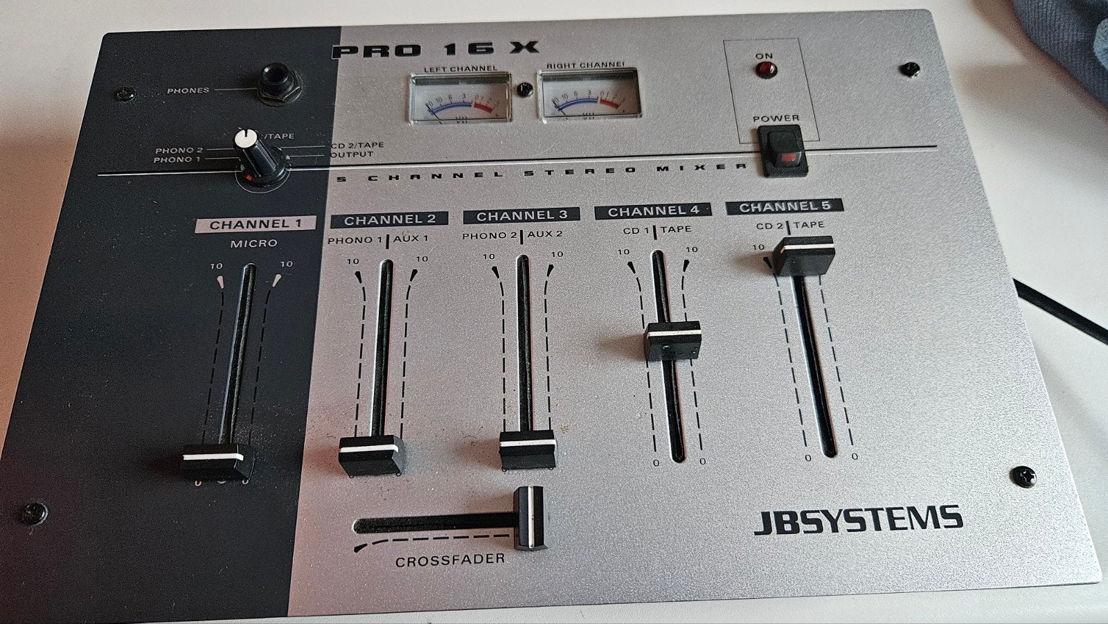 Jbsystems Pro 16 x, Ophalen of Verzenden, Zo goed als nieuw, 5 tot 10 kanalen, Microfooningang