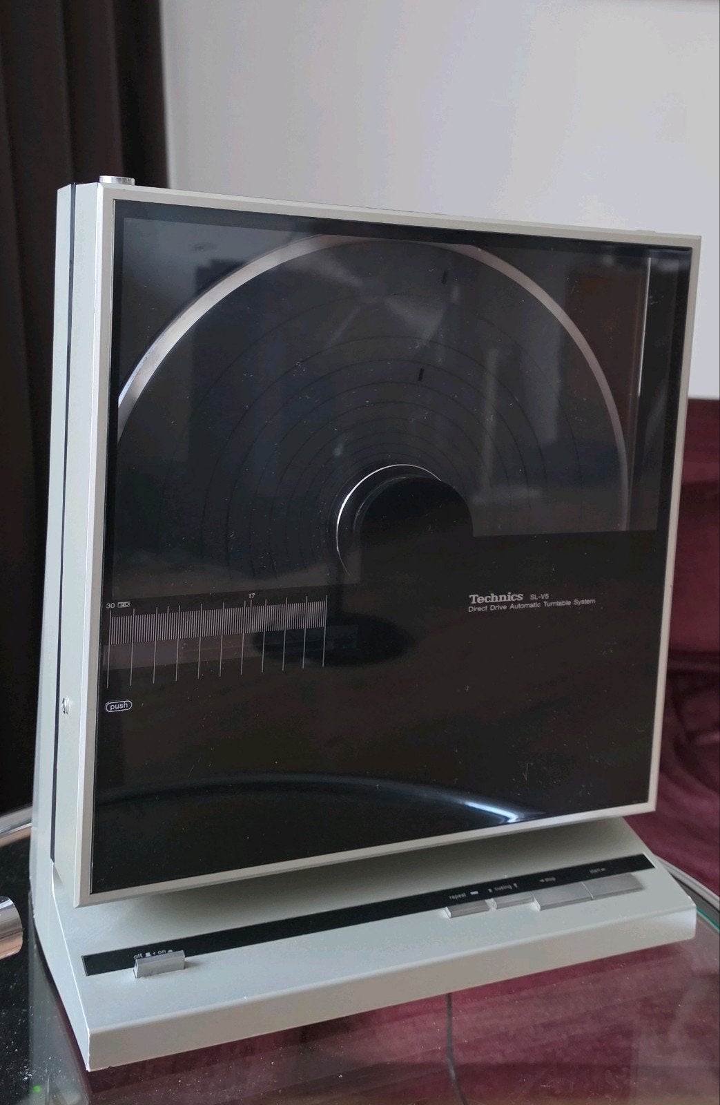 Technics SL-V5 verticale tangentiale draaitafel, Ophalen, Gebruikt, Automatisch, Platenspeler